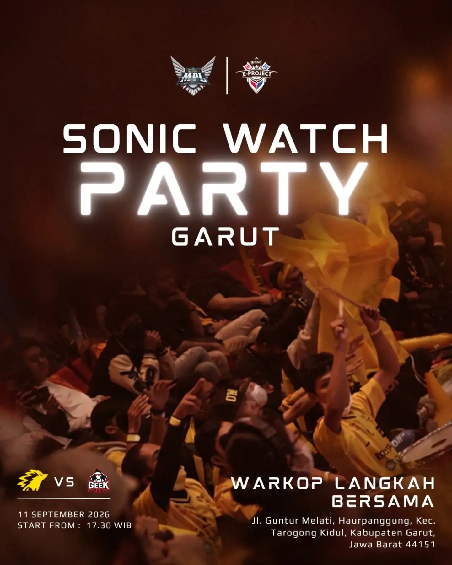 Poster Watch Party, 11 September 2026
